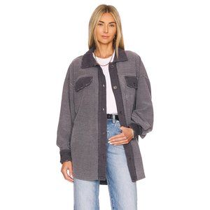 FREE PEOPLE Ruby Jacket Washed Black Size M